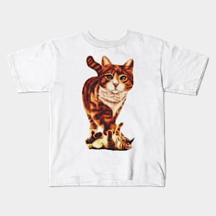 The Cat and Kitten Kids T-Shirt